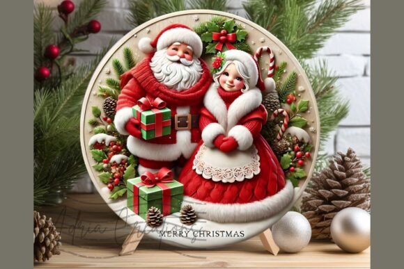 3D Santa Couple Ornament: Crafts & Design Review