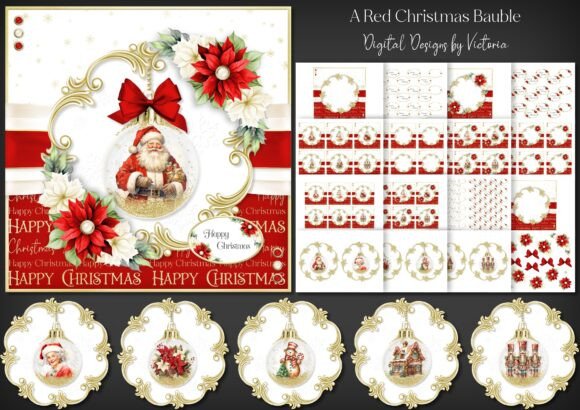 A Red Christmas Bauble: Elevating Crafts & Editorial Design