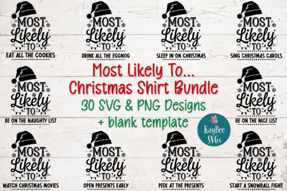 Christmas Family Shirts Most Likely to: A Designer’s Take