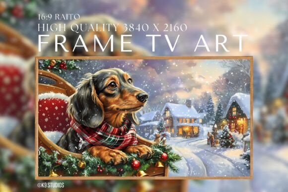 Frame TV Art CHRISTMAS Frame TV - Pets & Backgrounds
