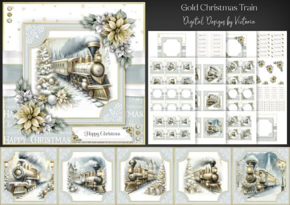 Gold Christmas Train for Crafts: A Designer’s Review