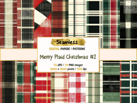 Merry Plaid Christmas 2 Digital Papers: A Designer’s Review