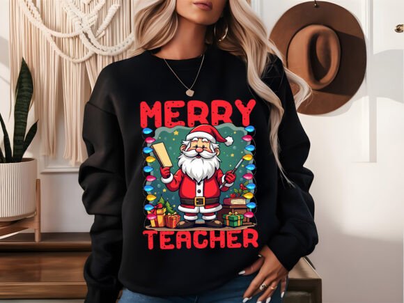 Merry Teacher Christmas T-Shirt Designs Review
