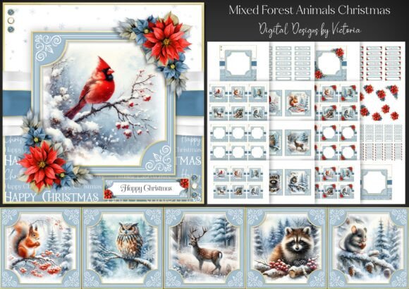 Mixed Forest Animals Christmas Crafts Review