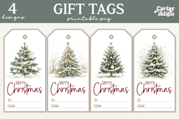 Review: Christmas Gift Tags, Printable Tags for Crafts