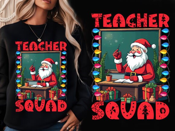 Review: Christmas Teacher Squad T-Shirt Designs