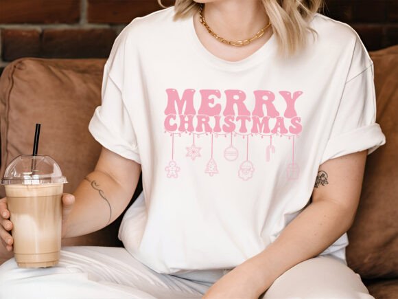 Review: Pink Retro Christmas T-Shirt Design