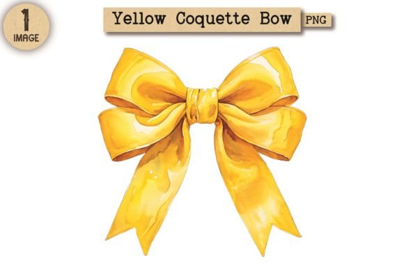 Review: Vintage Yellow Coquette Bow PNG 16 for Embroidery