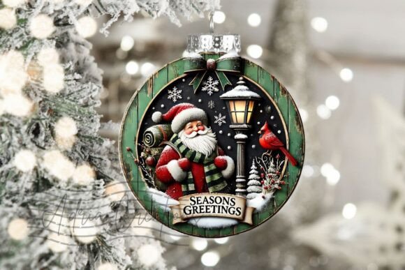 Reviewing 3D Santa Round Christmas Sublimation Png