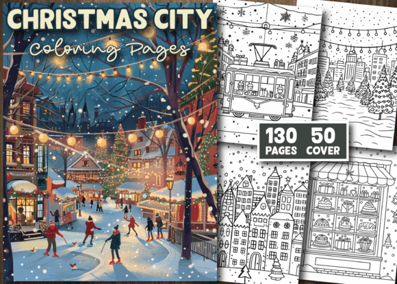 Reviewing Christmas City Coloring Pages for Adults