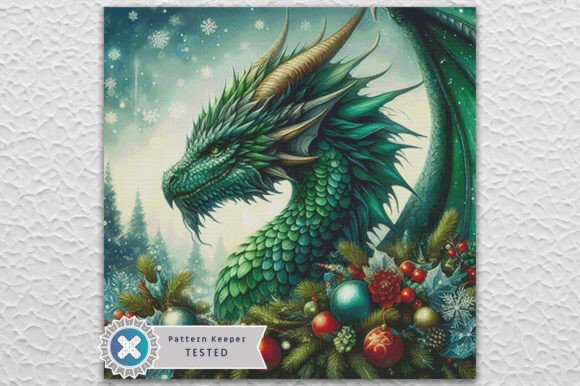 Reviewing the Christmas Dragon Cross Stitch Pattern for Sellers