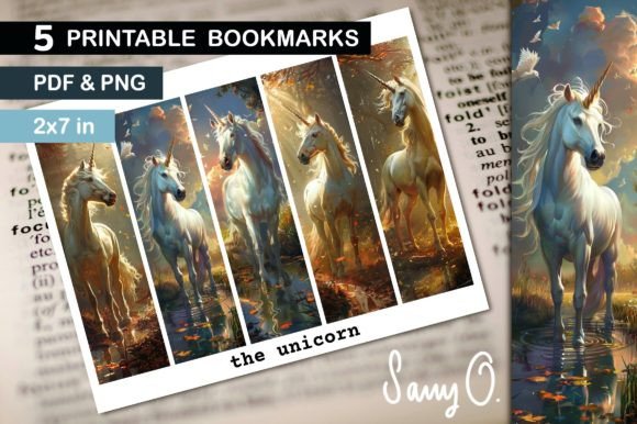 Unicorn Fantasy Horse Mythology Illustrations