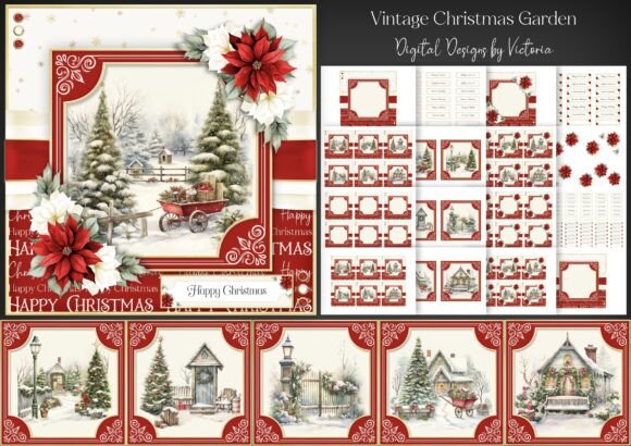 Vintage Christmas Garden: Crafts & Branding